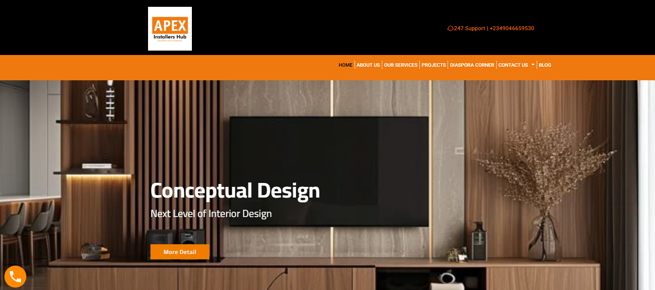 Apex Installers Hub Website Project
