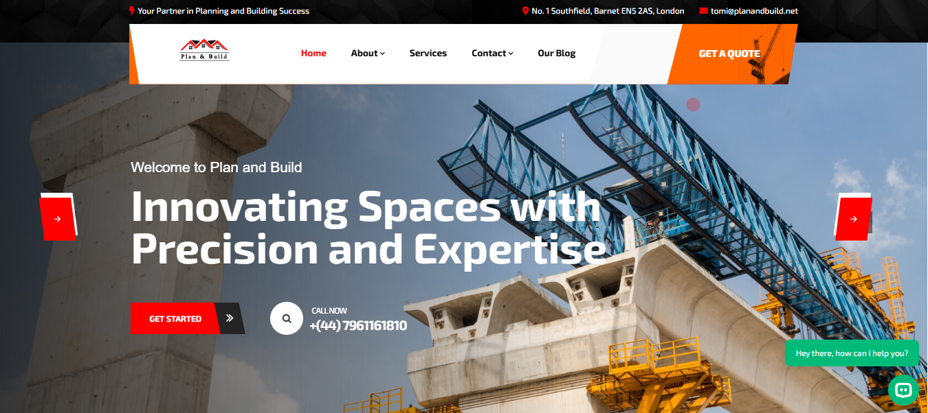 Plan and Build Website Project
